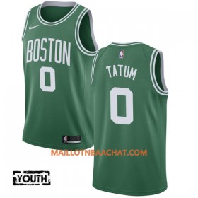 Maillot NBA Boston Celtics Jayson Tatum 0 Nike 2017-18 Vert Swingman - Enfant